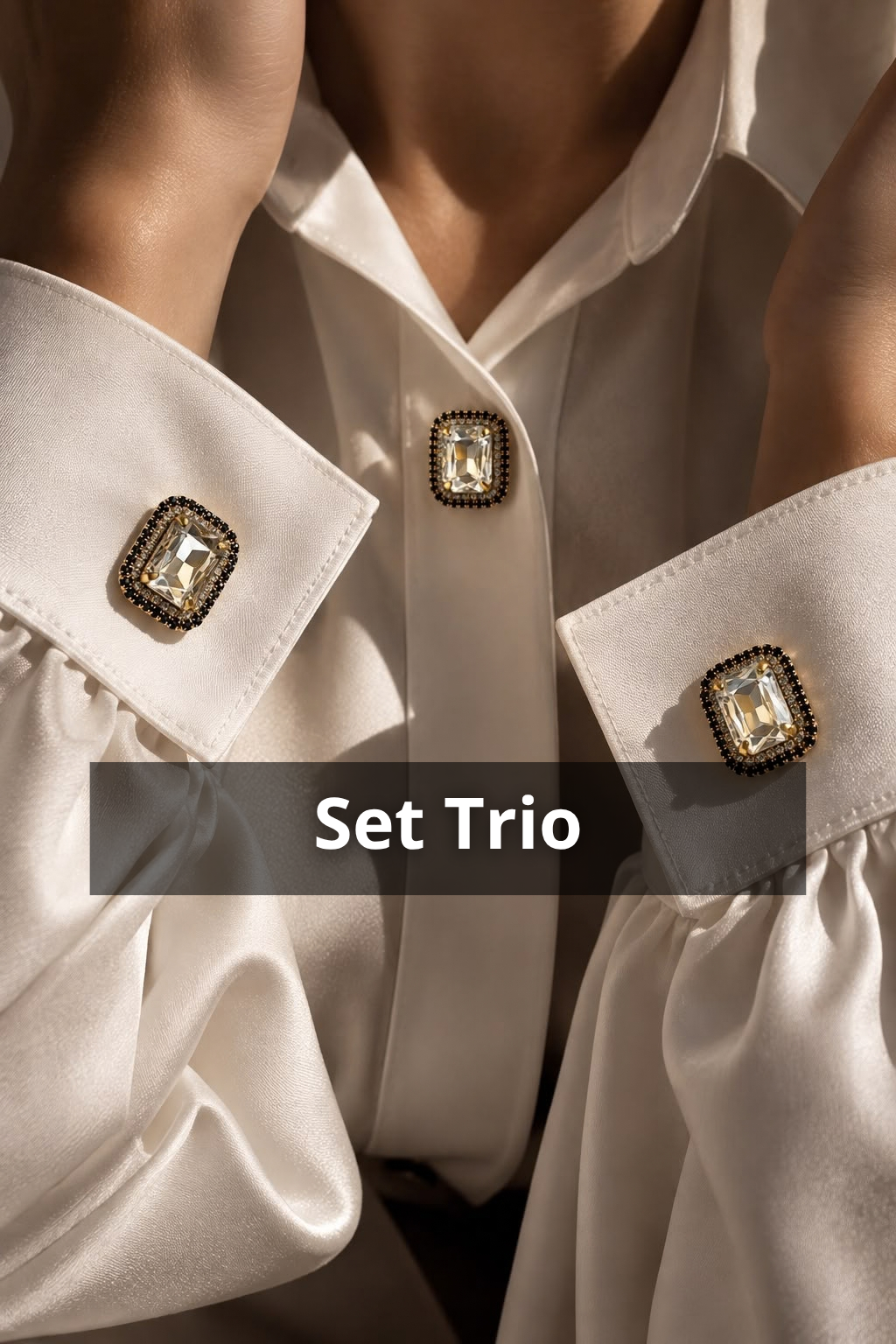 Set Trio | Copribottoni gioiello