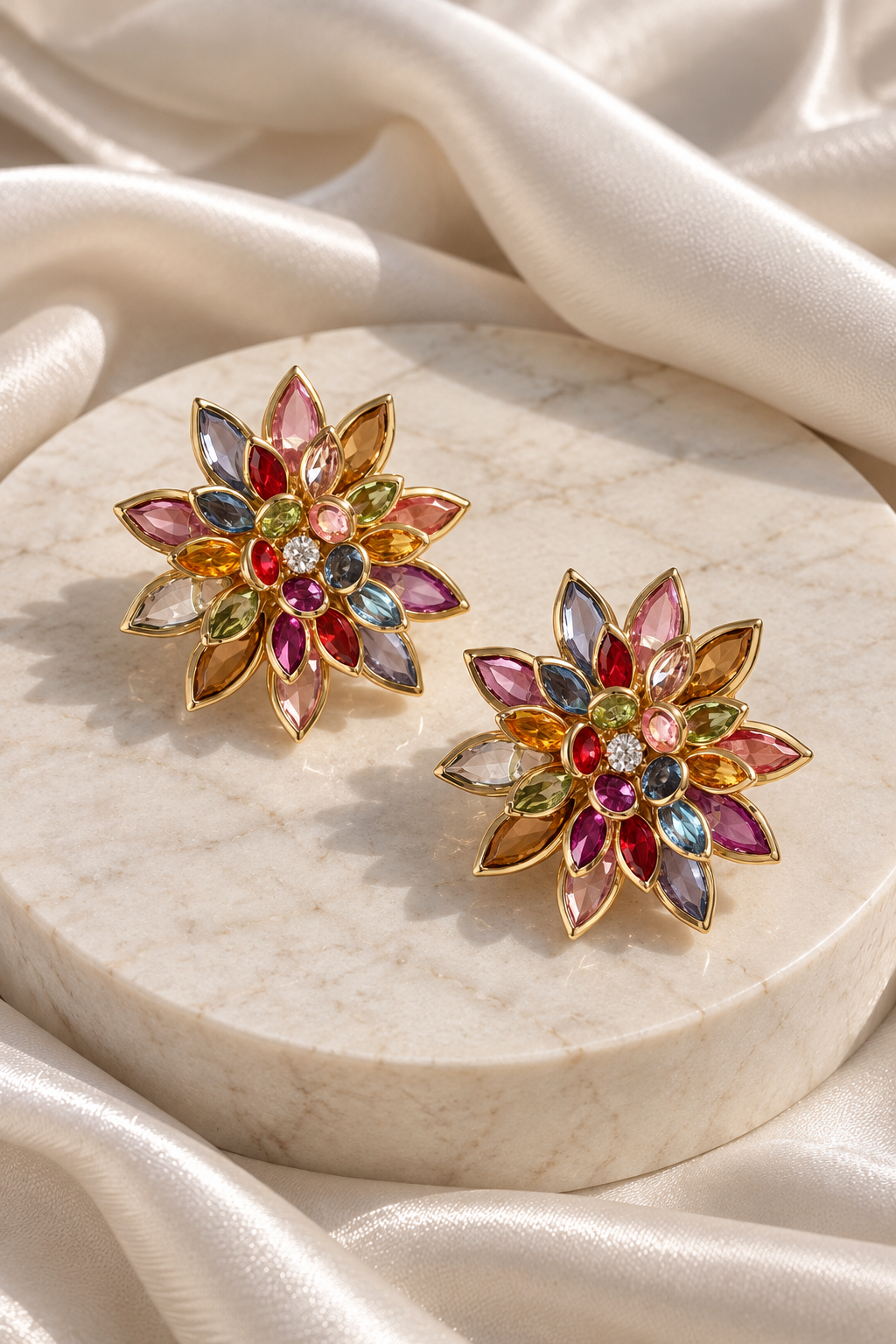 Duo Iris | Copribottoni gioiello