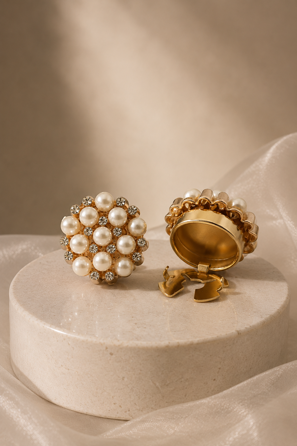 Duo Afrodite | Copribottoni gioiello