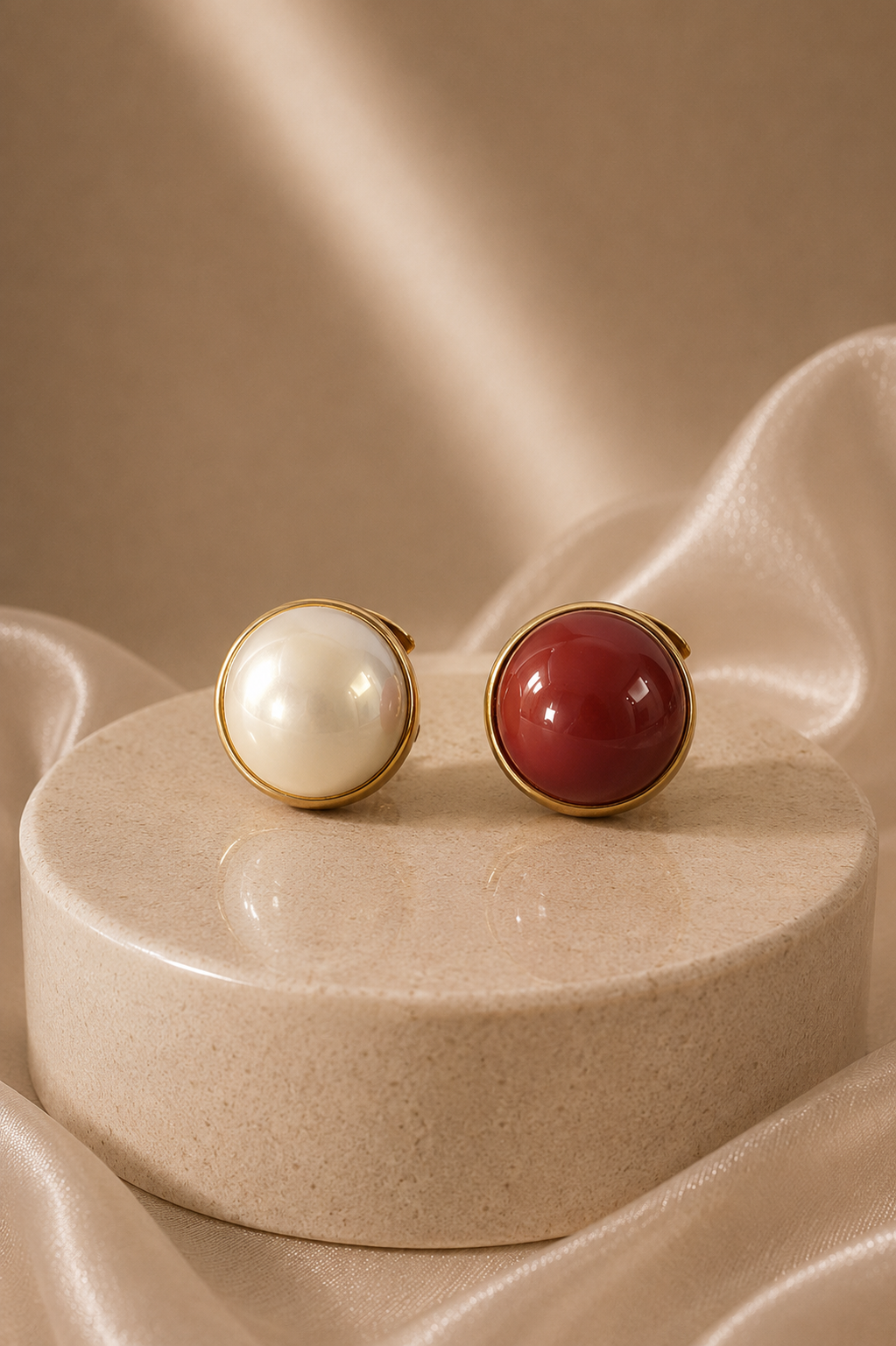 Duo Aurora | Copribottoni gioiello