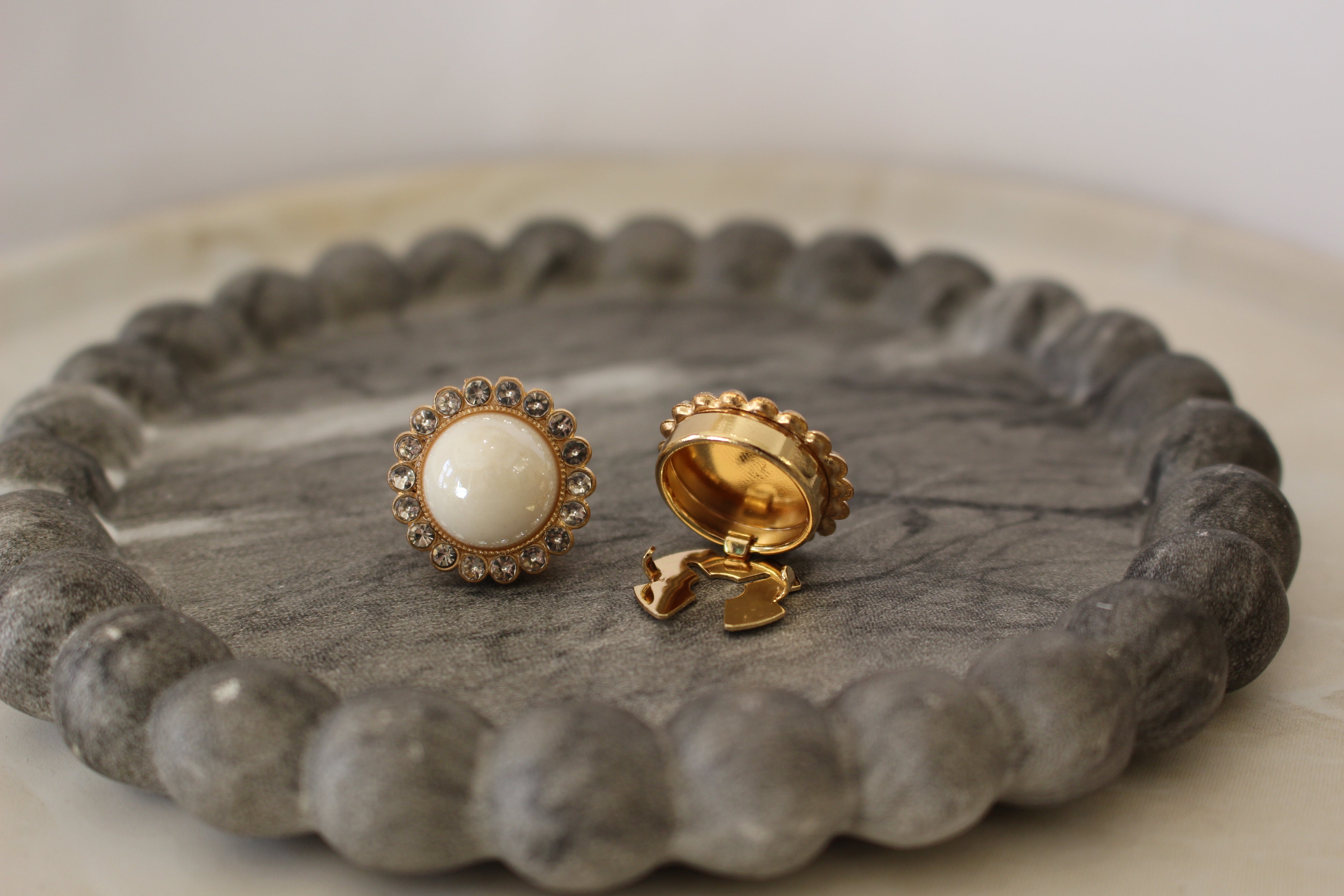 Duo Calliope | Copribottoni gioiello
