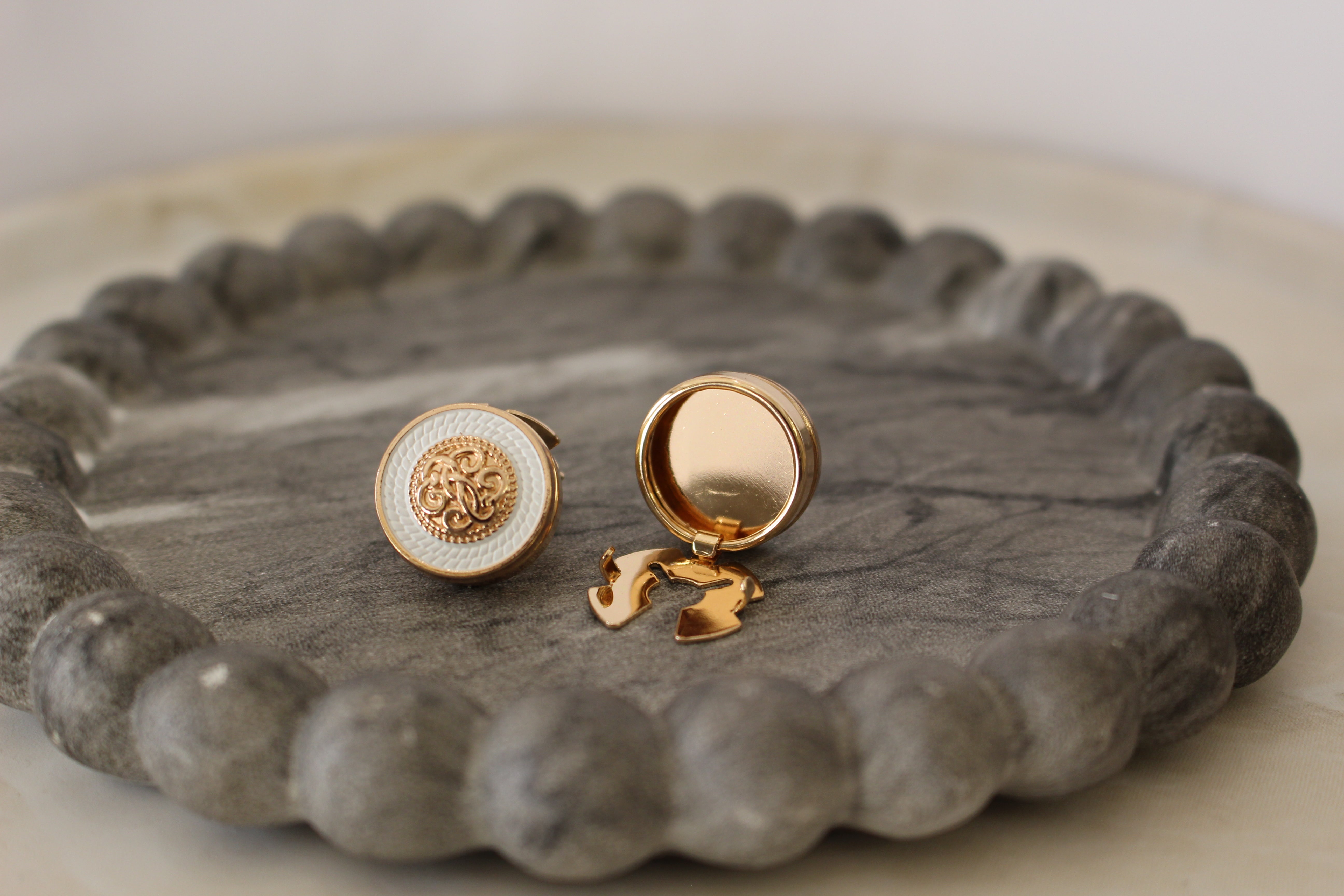 Duo Hestia | Copribottoni gioiello