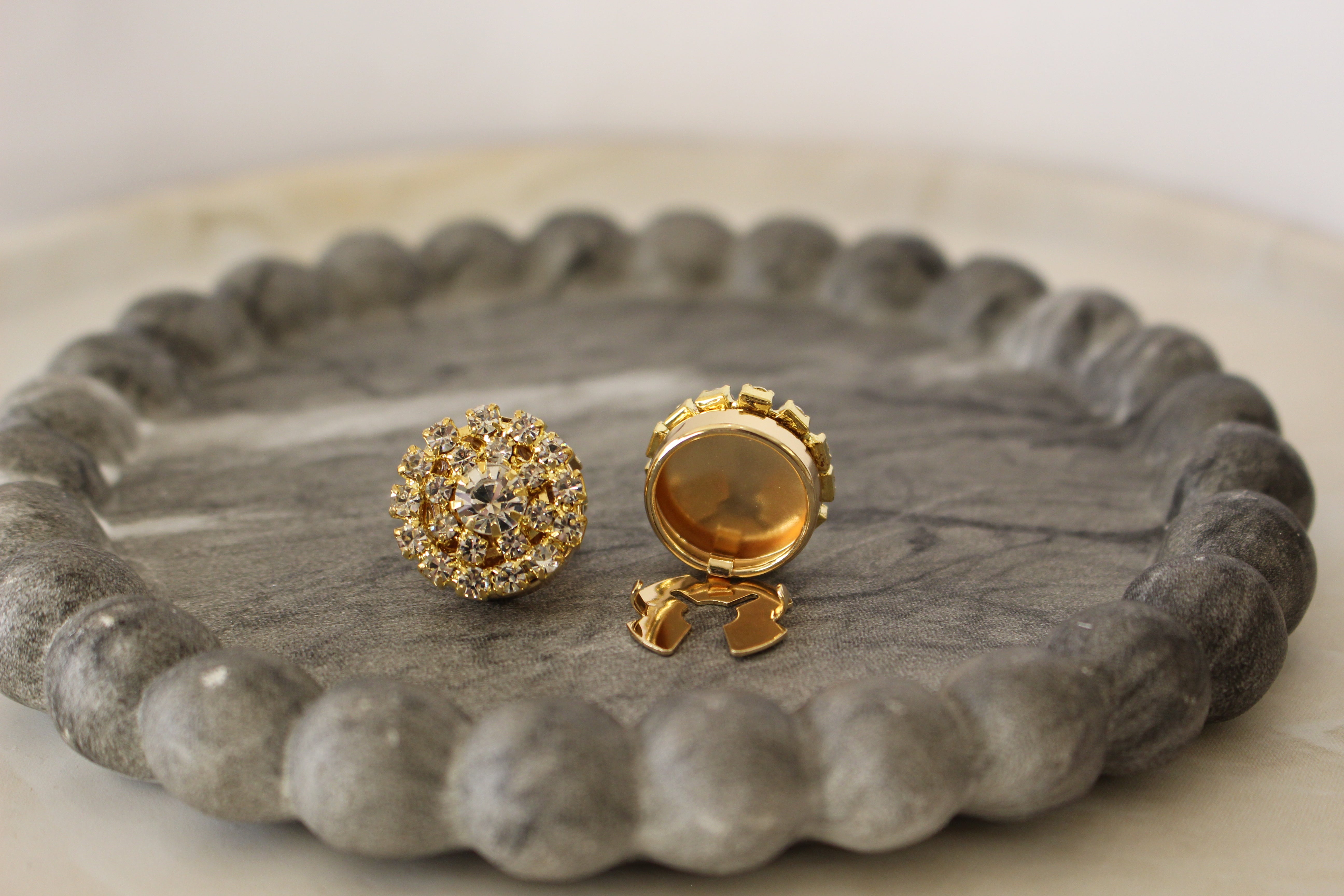 Duo Atena | Copribottoni gioiello