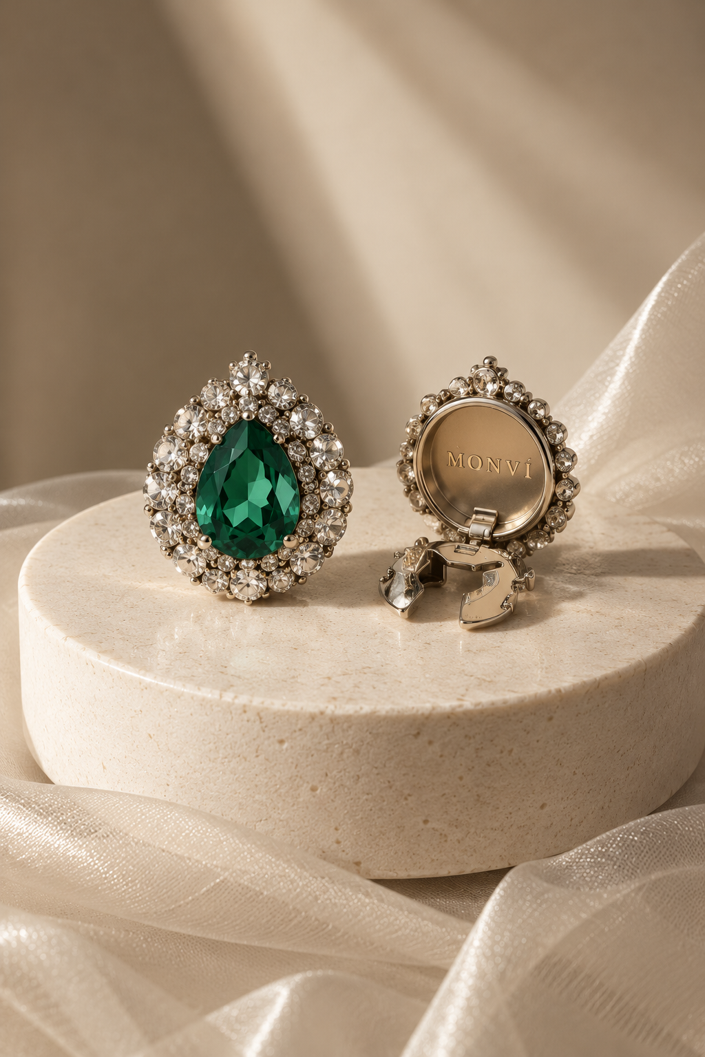 Duo Dione | Copribottoni gioiello
